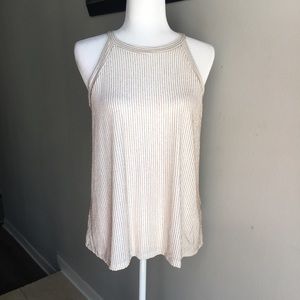 W5 Stylish Halter Top with Glitter Accents